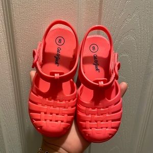Toddler Girls Sunny Jelly Sandals- Cat & Jack-Coral Size 8